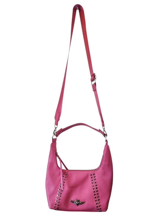 Ed Hardy Lorna Hobo Crossbody Bag in fuchsia - Picture 2 of 7
